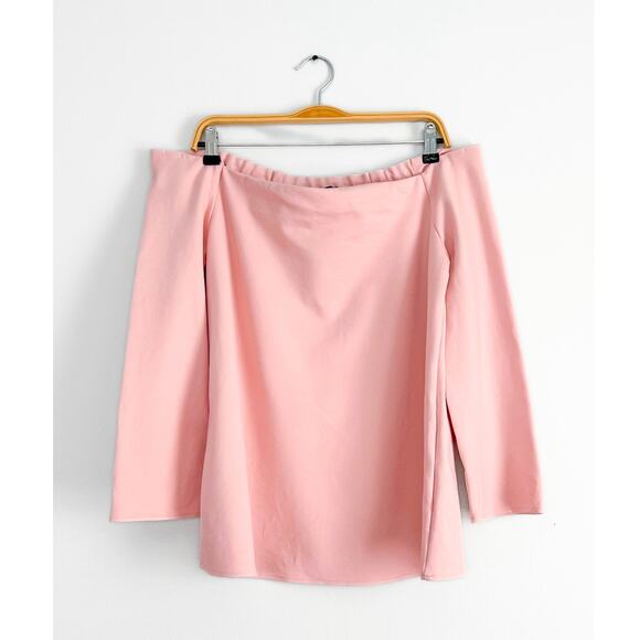 Tuckernuck Miranda Blush Pink Off The Shoulder Top size XL - Picture 5 of 7